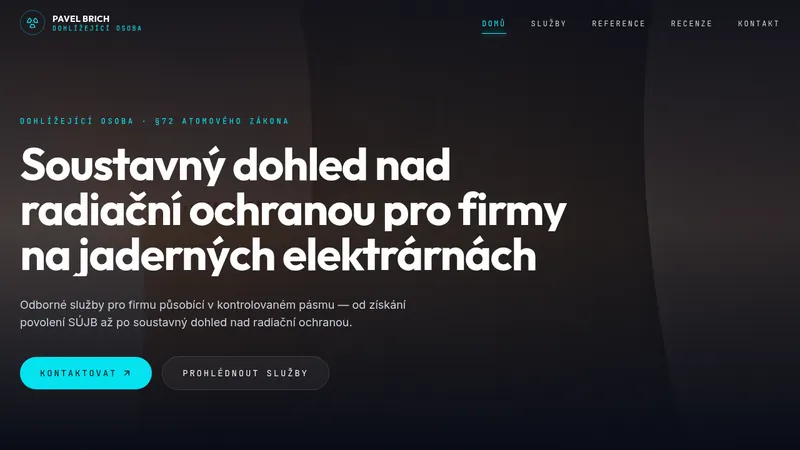 Radiační ochrana — levný web pro podnikatele (soustavnydohled.cz)
